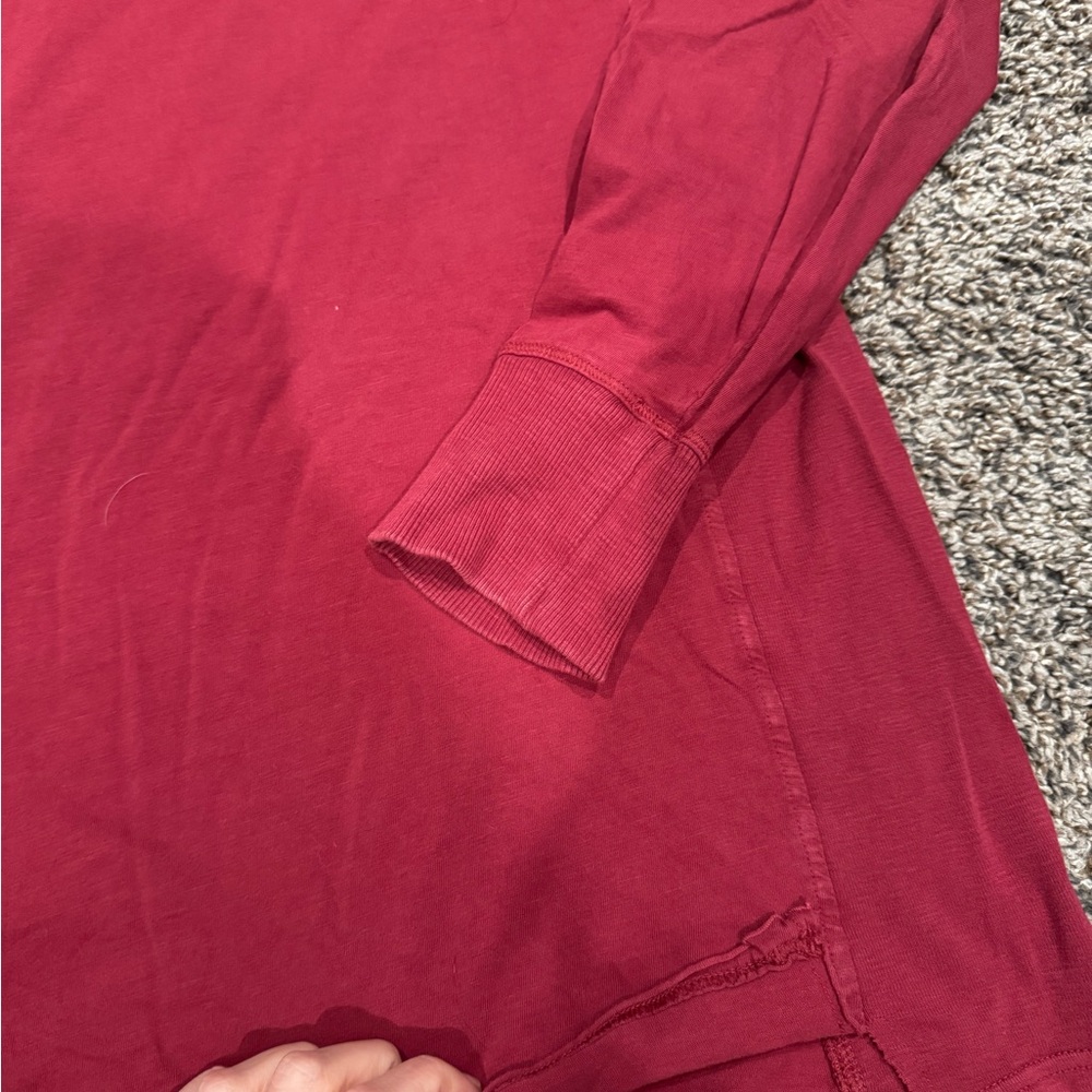 Red Long Sleeve Shirt - Picture 2 of 3